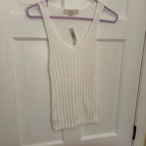 NWT Loft Ribbed Tank